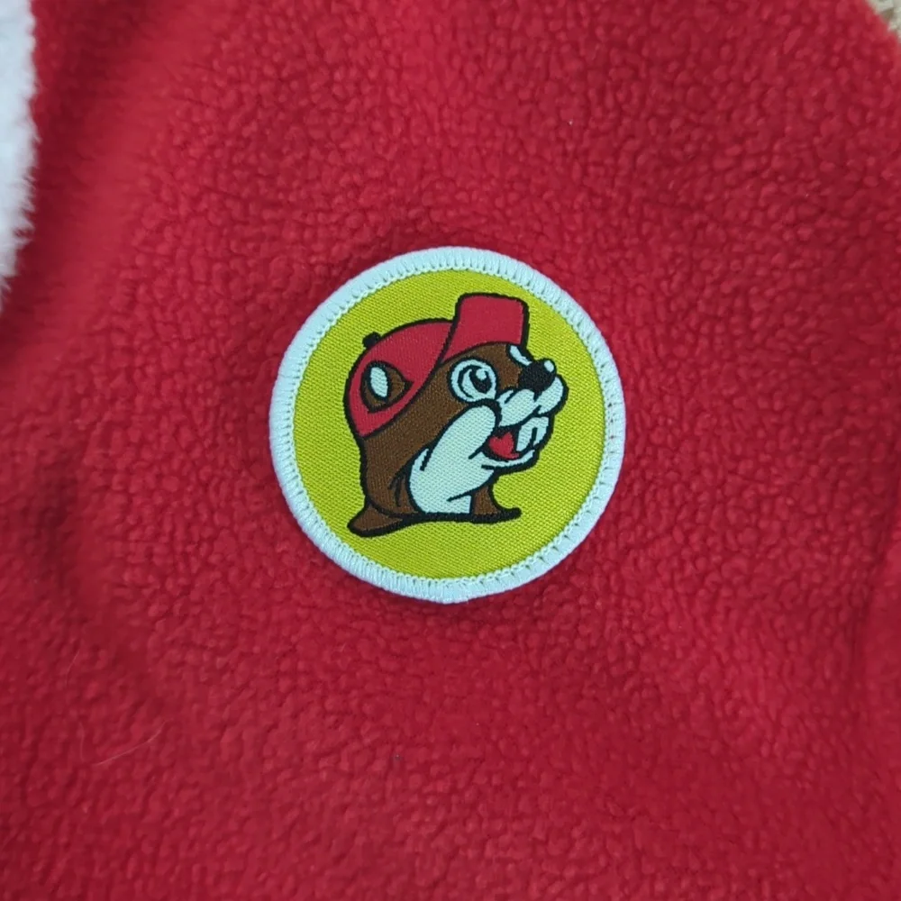 Buc-ee's, Youth  Beaver Christmas Onesie Pajamas/Costume. Size Medium /Large